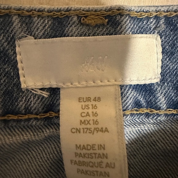 H&M Women’s Denim Jeans Size 16 - Picture 4 of 4